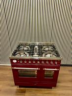 Luxe Bordeaux rode Boretti Fornuis 5 pits met 2 ovens 90 cm, Witgoed en Apparatuur, Fornuizen, Fornello Esperta, Ophalen of Verzenden