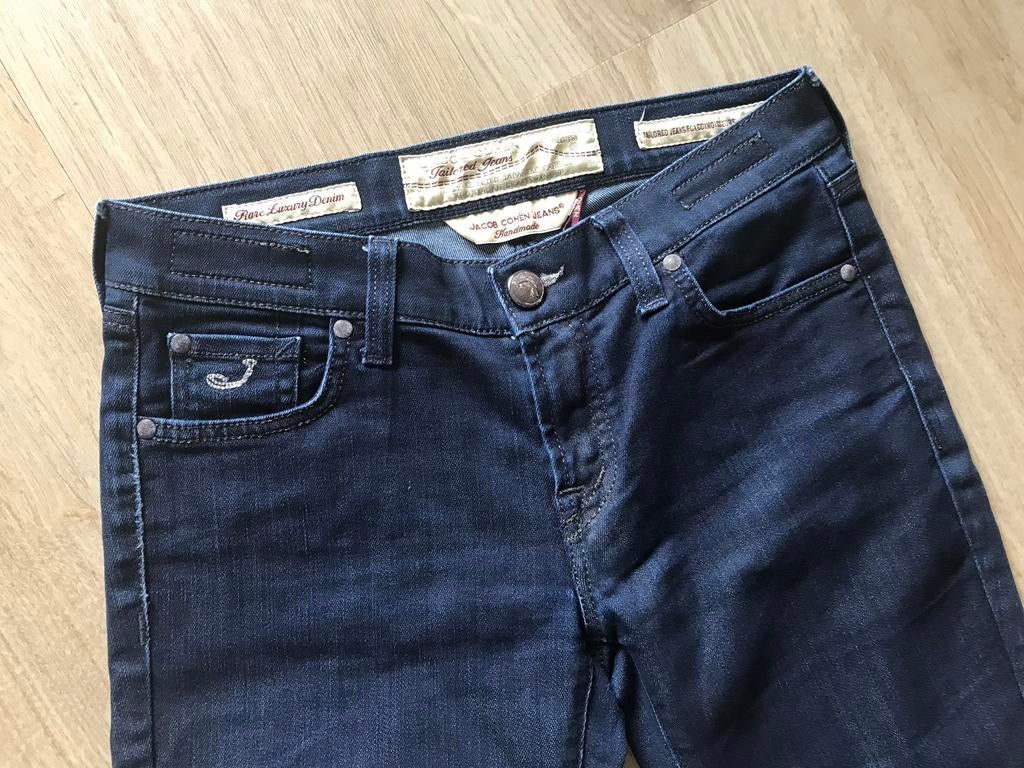 Maat 29, jeans/spijkerbroek Jacob Cohen model 711, Ophalen of Verzenden, Zo goed als nieuw, Blauw, W28 - W29 (confectie 36)