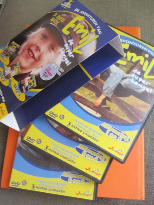 De avonturen van Emil de superbengel Deel 1, 2 en 3 (1974) 3, Cd's en Dvd's, Dvd's | Kinderen en Jeugd, Zo goed als nieuw, Tv fictie