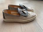 Santoni loafers twee kleurig leder heren maat 39,5, Kleding | Heren, Schoenen, Loafers, Overige kleuren, Ophalen of Verzenden