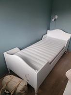 Wit kinderbed met ikea matras, Ophalen, 70 tot 85 cm, 140 tot 160 cm, Zo goed als nieuw