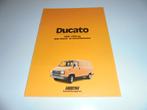 brochure Fiat Ducato  1983, Ophalen of Verzenden, Nieuw, Overige merken