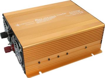24V naar 230V Zuivere Sinus Spanningsomvormer - 2000W - Goud beschikbaar voor biedingen