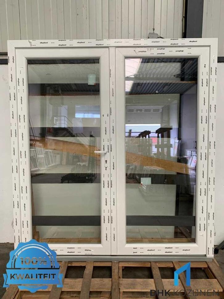 Kunststof Openslaande Deuren met Kozijn Direct Uit Voorraad, Doe-het-zelf en Verbouw, Kozijnen en Schuifpuien, Nieuw, Deurkozijn