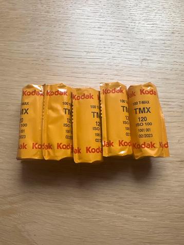 5x Kodak T-Max 100 120 Film - Verlopen, Koel Bewaard beschikbaar voor biedingen