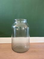 Glazen Pot / Vaas, 50 tot 75 cm, Wit, Ophalen of Verzenden, Glas