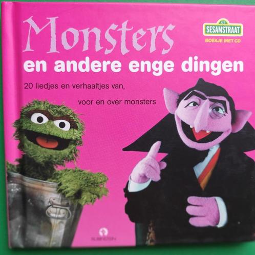 SESAMSTRAAT - MONSTERS EN ANDERE DINGEN, Cd's en Dvd's, Cd's | Kinderen en Jeugd, Zo goed als nieuw, Muziek, Tot 2 jaar, 3 tot 5 jaar