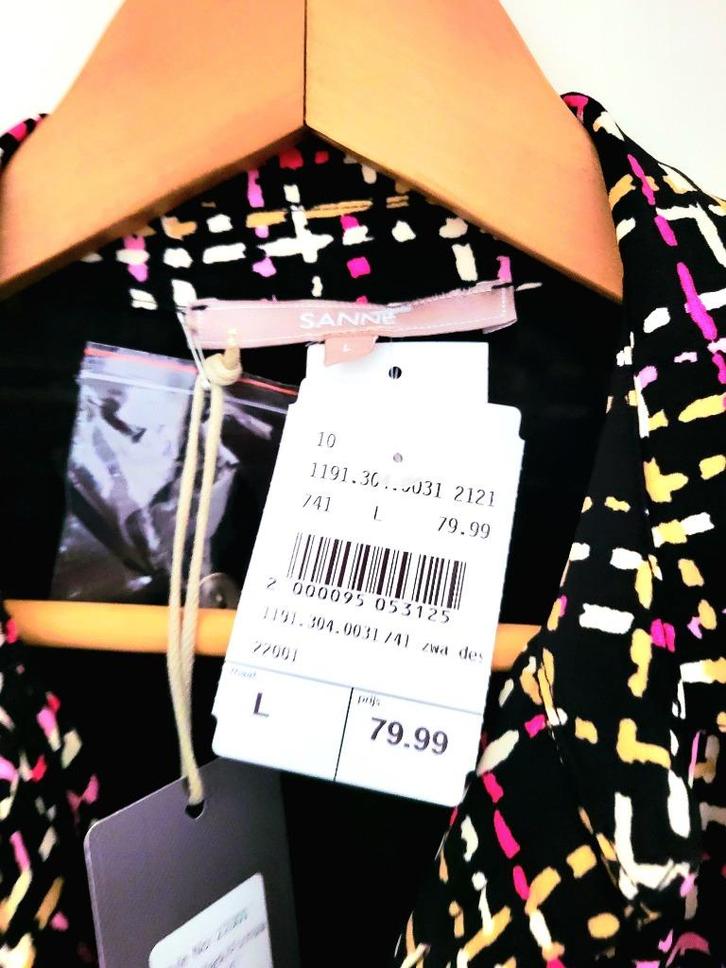 Dames jurk maat L merk Sanne knoopsluiting, Kleding | Dames, Jurken, Nieuw, Maat 42/44 (L), Knielengte, Ophalen of Verzenden