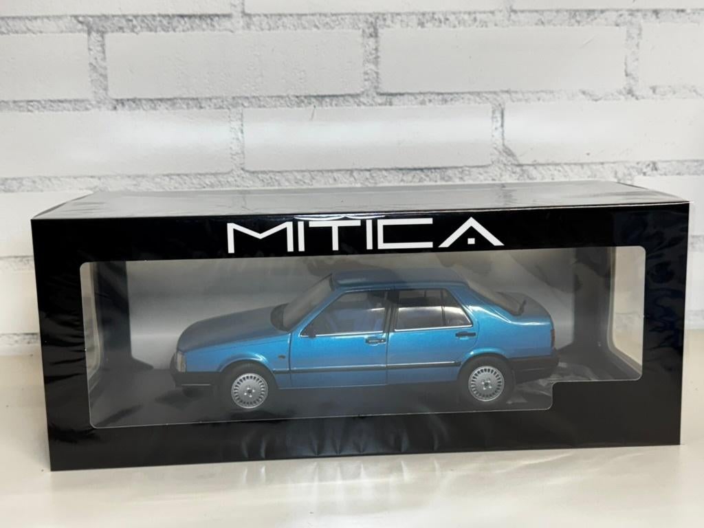 MITICA 1:18 FIAT CROMA 2.0 NTURBO IE 1985 BLAUW 432 NIEUW, Ophalen of Verzenden, Nieuw, Auto, Overige merken