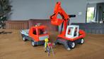 Playmobil werkauto, graafmachine en landmeter, Ophalen of Verzenden, Zo goed als nieuw