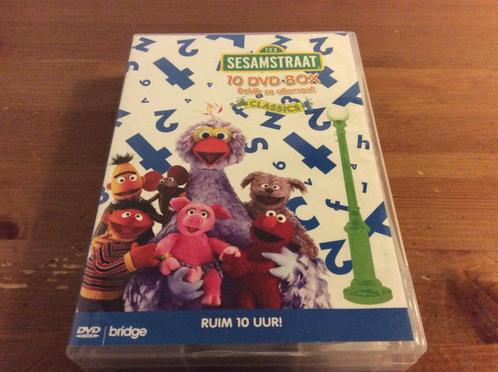 Sesamstraat classics. 10-dvd box, Cd's en Dvd's, Dvd's | Kinderen en Jeugd, Tv fictie, Educatief, Boxset, Alle leeftijden, Ophalen of Verzenden