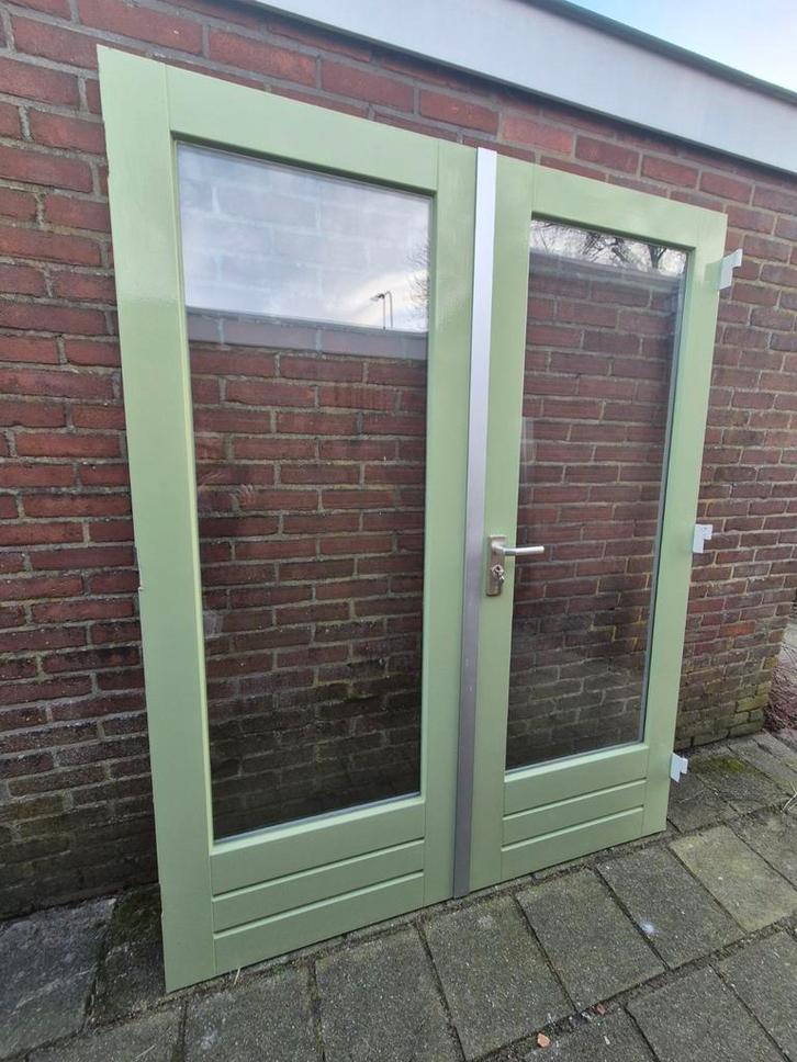 Openslaande deuren, terrasdeuren, tuindeuren, Doe-het-zelf en Verbouw, Deuren en Horren, Gebruikt, Ophalen