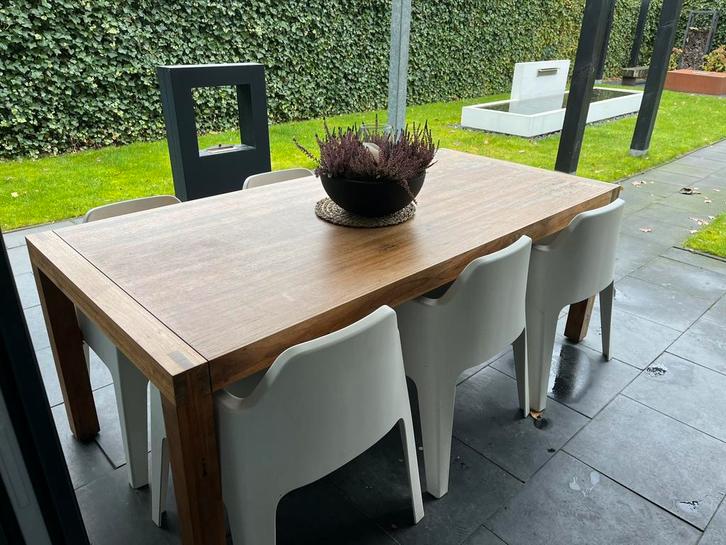 Tuin set, Tuin en Terras, Tuintafels, Gebruikt, Kunststof, Ophalen