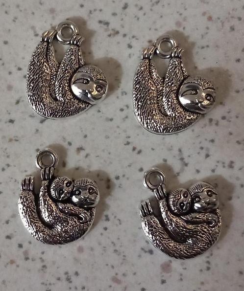 Metalen bedel luiaard "nieuw", Hobby en Vrije tijd, Kralen en Sieraden maken, Nieuw, Bedel, Ophalen of Verzenden