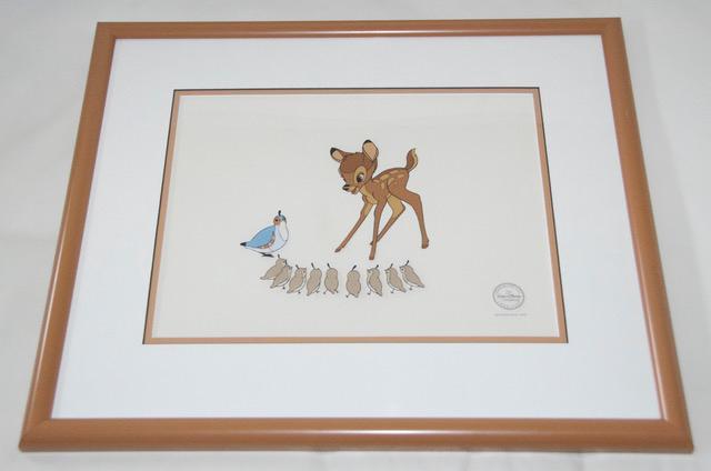 Disney sericel Bambi, Antiek en Kunst, Kunst | Etsen en Gravures, Ophalen of Verzenden