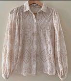 Prachtige blouse Nukus maat M, Ophalen of Verzenden, Zo goed als nieuw, Maat 38/40 (M), Beige