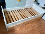 IKEA bed kinderkamer met 3 lades incl lattenbodem, Dekbedovertrek, Gebruikt, Jongetje of Meisje, Ophalen