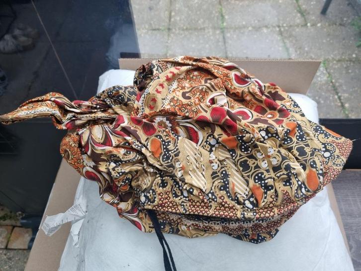 Afrikaanse jurk met mutsje - Carnaval, Kleding | Dames, Carnavalskleding en Feestkleding, Zo goed als nieuw, Ophalen of Verzenden