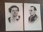 Oude Ansichtkaarten Prinses Juliana & Prins Bernhard, Ophalen of Verzenden, 1940 tot 1960, Zuid-Holland