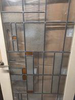 Deur met glas in lood, Doe-het-zelf en Verbouw, Deuren en Horren, Ophalen, Gebruikt, 80 tot 100 cm, Binnendeur