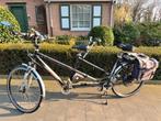 Electrische tandem fiets perfect staat twee personen fiets, Minder dan 10 versnellingen, Vering, 61 cm of meer, Ophalen of Verzenden