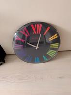 Nextime Rainbow Wandklok, Huis en Inrichting, Woonaccessoires | Klokken, Ophalen, Zo goed als nieuw, Analoog, Wandklok