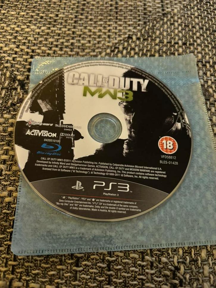 PlayStation 3 - Call of Duty Modern Warfare 3 (disc only), Spelcomputers en Games, Games | Nintendo GameCube, Zo goed als nieuw