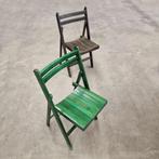 70+ Vintage houten horeca klapstoelen V. Stokkum  36, Huis en Inrichting, Stoelen, Vijf, Zes of meer stoelen, Gebruikt, Ophalen of Verzenden