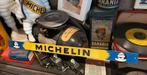 Blikken Michelin reclambordje, Reclamebord, Gebruikt, Verzenden