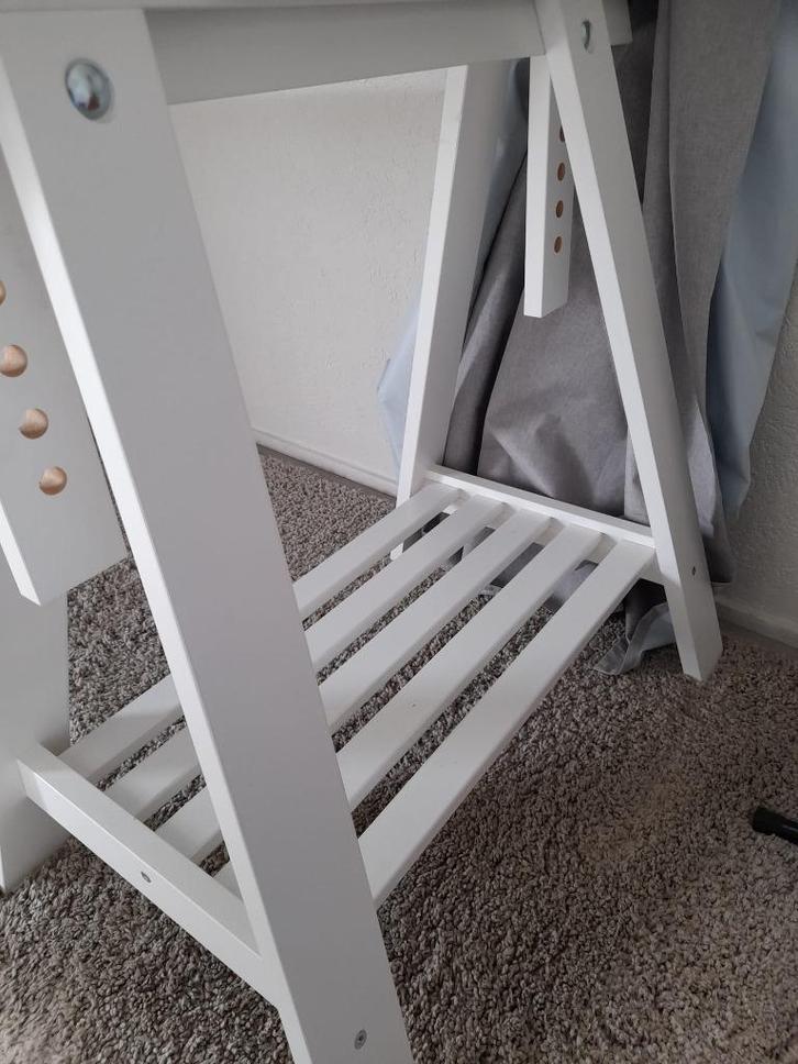 Schragen Wit Ikea, Huis en Inrichting, Bureaus, Gebruikt, Bureau, Ophalen