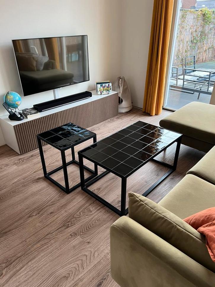 Zuiver dupe salontafel en bijzettafel, Huis en Inrichting, Tafels | Salontafels, Zo goed als nieuw, Minder dan 50 cm, 50 tot 100 cm