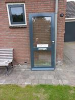 voordeur met hr ++ glas 211x93, Doe-het-zelf en Verbouw, Deuren en Horren, Ophalen, Gebruikt, 80 tot 100 cm, Buitendeur