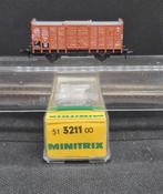 Minitrix 3211 - DRG open goederenwagen Ov Würzburg (15168), Gelijkstroom, Trix, Wagon, Ophalen of Verzenden