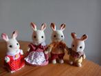 Sylvanian families chocolade konijn familie compleet, Kinderen en Baby's, Speelgoed | Poppenhuizen, Ophalen of Verzenden, Gebruikt
