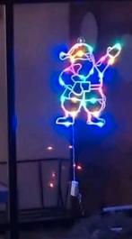 Kerstman met gekleurde lampjes, Ophalen of Verzenden, Zo goed als nieuw