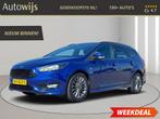 Ford Focus Wagon 1.0 ST-Line|NL AUTO|125PK|Goed onderhouden|, 65 €/maand, Gebruikt, Blauw, Origineel Nederlands