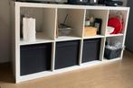 Ikea KALLAX kast 8 vakken + 3 mandjes, Huis en Inrichting, Kasten | Boekenkasten, Ophalen, Met plank(en), Kunststof, Gebruikt
