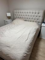 Electrisch verstelbare boxspring 160cm, Ophalen, Tweepersoons, Zo goed als nieuw, 180 cm
