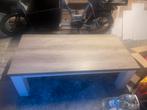 Mooie rechthoekige salontafel, Ophalen, Kunststof, Gebruikt, 100 tot 150 cm
