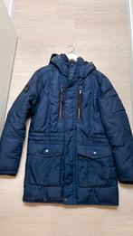 Heren Parka lange winterjas, Ophalen of Verzenden, Zo goed als nieuw, Blauw