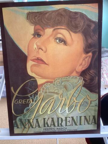 Greta Garbo - Anna Karenina 1935 print op canvas beschikbaar voor biedingen