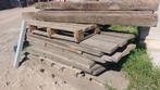 Hardhouten Vlonderplank Brugdekdelen, Ophalen, Gebruikt, Plank, 50 mm of meer