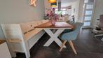 Prachtige eikenhouten Scandinavische eettafel, Ophalen, Eikenhout, 200 cm of meer, Scandinavisch