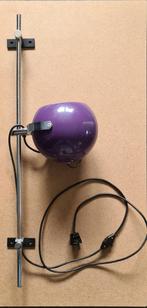 Vintage paarse bollamp Anvia '70, Huis en Inrichting, Lampen | Wandlampen, Gebruikt, Ophalen of Verzenden
