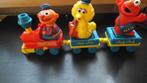 vintage trein met ernie en pino en elmo, Verzamelen, Ophalen of Verzenden, Gebruikt