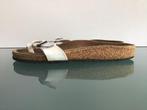 GRATIS VERZENDEN | BIRKENSTOCK PIAZZA witte slippers 39, Slippers, Verzenden, Wit, Zo goed als nieuw