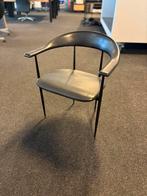 Fasem P40 vintage design stoelen (Set van 4), Huis en Inrichting, Stoelen, Ophalen, Gebruikt, Zwart, Vier