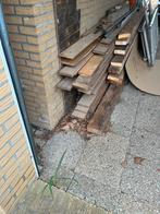 Eiken vloer delen en constructie balken, Eiken, Ophalen of Verzenden, Zo goed als nieuw, 50 mm of meer