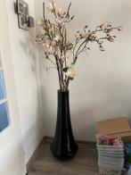 Eric Custer stijl vaas met magnolia’s kunst takken glans, Ophalen of Verzenden, Zo goed als nieuw