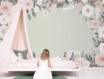 Kinderbehang Bloemen Harmonie Lilipinso 400 x 248 cm beschikbaar voor biedingen